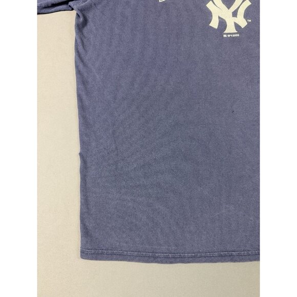 Vintage Y2K New York Yankees Baseball MLB Russell Athletic Youth XL Fade Tee - Picture 5 of 13